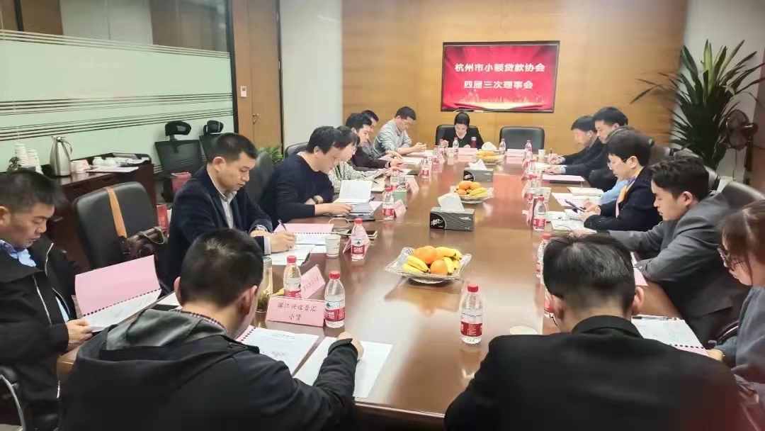  WPK(微扑克)小贷参加市小贷协会四届三次常务理事会